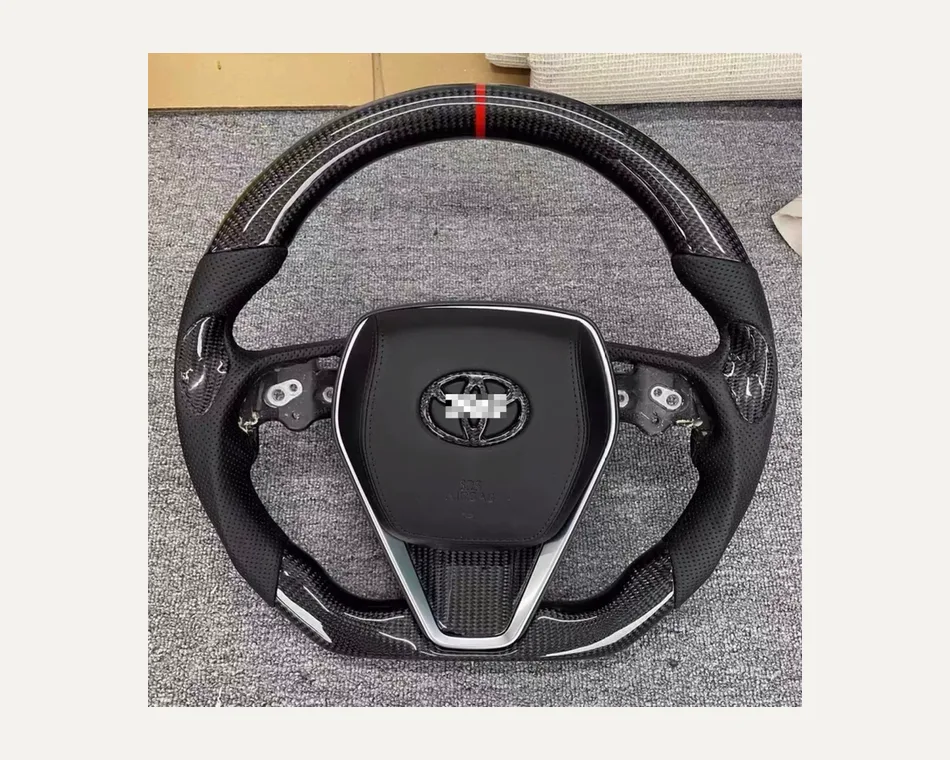 Toyota Corolla Matte Carbon Fiber Wheel | TORVANE Toyota Corolla Matte Carbon Fiber Wheel — Custom Steering Wheel