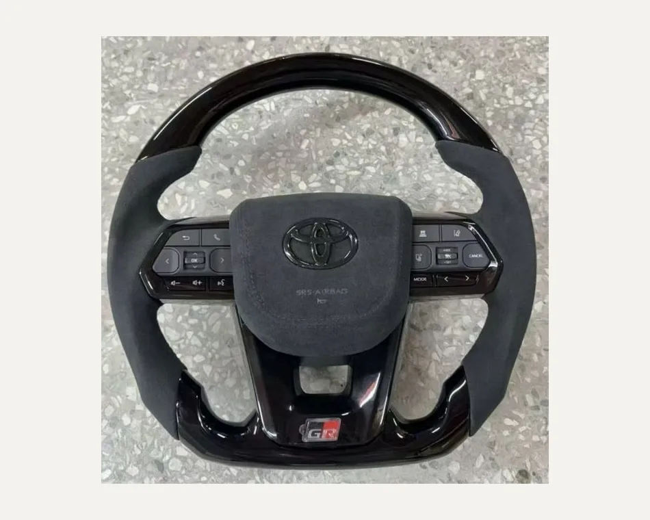 Toyota Crown Alcantara Carbon Fiber Wheel | TORVANE Toyota Crown Alcantara Carbon Fiber Wheel — Custom Steering Wheel
