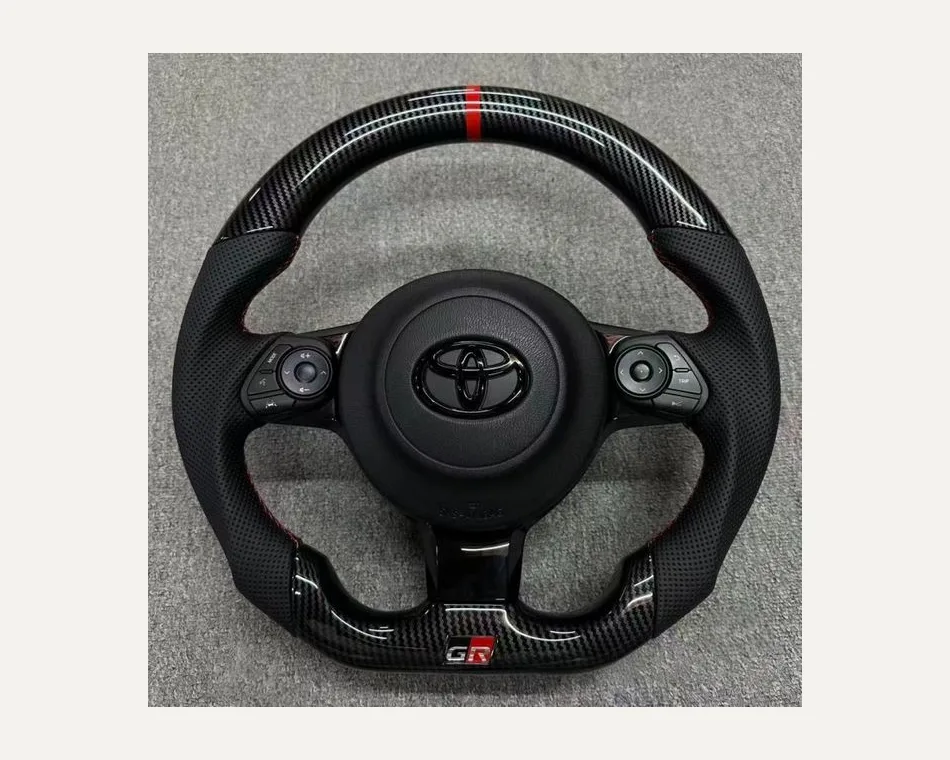 Custom Real Carbon Fiber Steering Wheel for Toyota 86 GR | TORVANE Custom Real Carbon Fiber Steering Wheel for Toyota 86 GR — Custom Steering Wheel