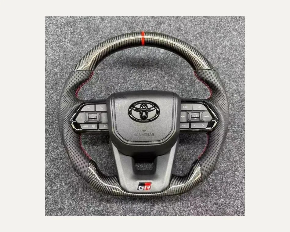 Toyota Prado Carbon Fiber Steering Wheel — Custom Steering Wheel