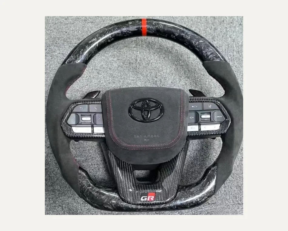 Toyota LC200 Forged Carbon Steering Wheel — Custom Steering Wheel
