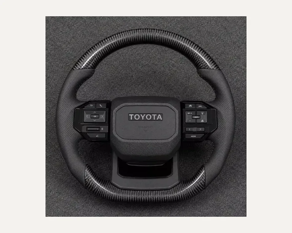 Custom Toyota full series Corolla Camry Crown Prius Supra RAV4 real carbon fiber steering wheel 2017 2024