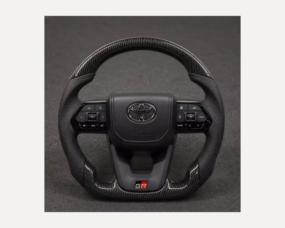 Custom Toyota Full Series Corolla Camry Crown Prius Supra RAV4 Real Carbon Fiber Steering Wheel 2006 2023